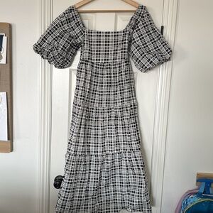 Faithfull the brand Kiona checkered dress